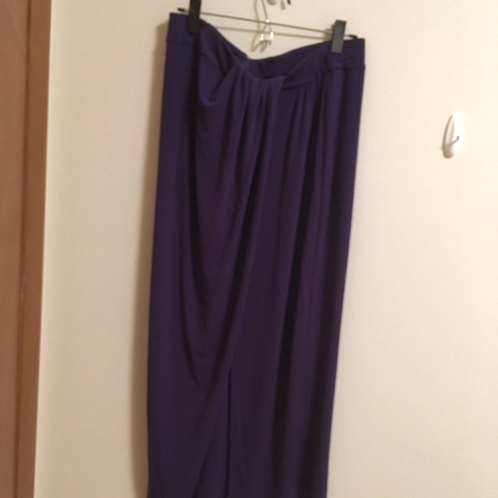 Purple Maxi Skirt